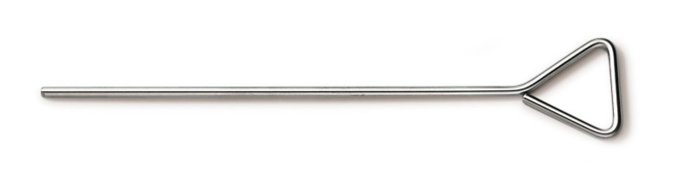 Drigalski spatula, Stainless steel, W 30 mm, L 165 mm, 1 unit(s)