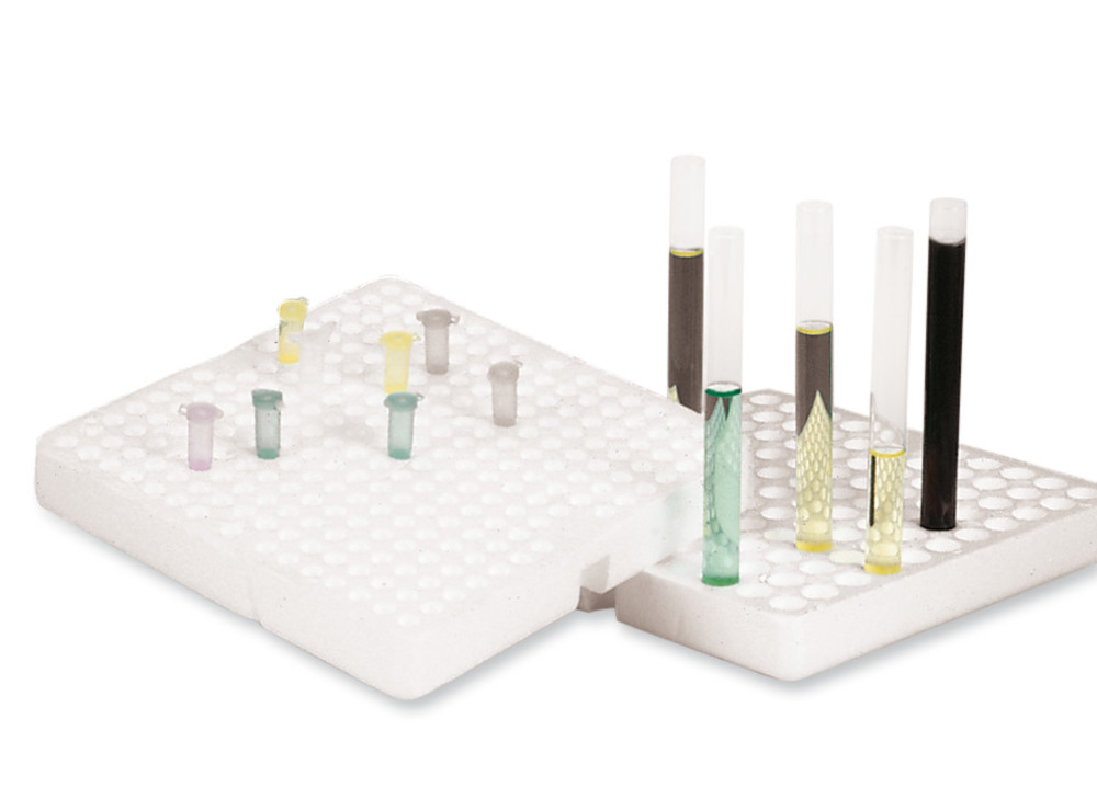 Rotilabo®-test tube trays, PS, stackable, 96 holes, Ø 16.5 mm, 5 unit(s)