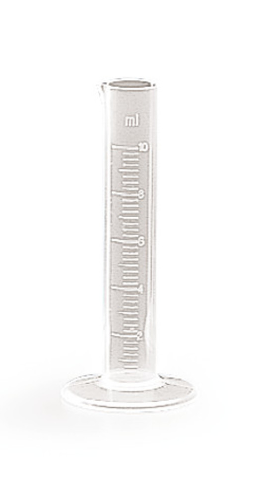 ROTILABO®-short measuring cylinder, PP, subdivision 0.25 ml, 10 ml, 1 unit(s) — Carl Roth, cod K846.1