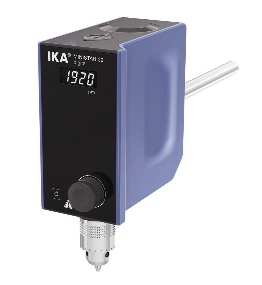 Laboratory stirrer MINISTAR 20 digital, up to 15 l, 60/46 W, 50-2000/min