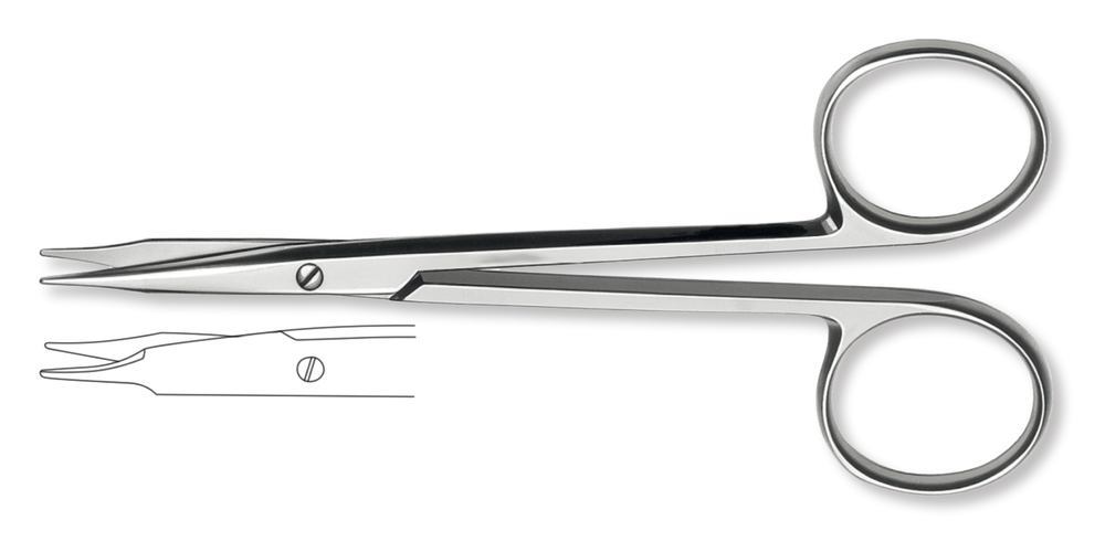 Stevens dissecting scissors, blunt, straight, L 115 mm, 1 unit(s)