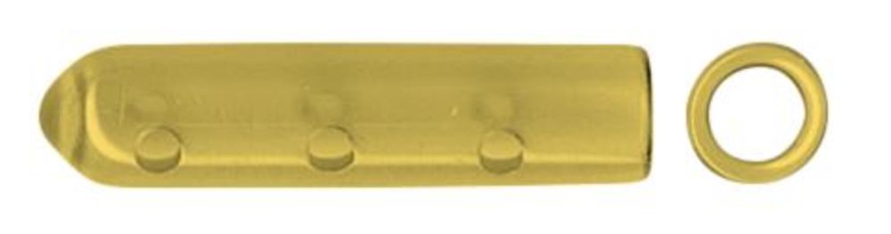 Protective caps made of silicone, yellow, Ø 5,0 x L 25 mm, 100 unit(s)