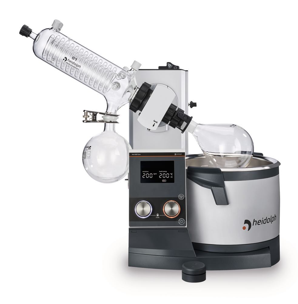 Rotary evaporators Hei-VAP Core Models with manual lifting, Diagonal cooler G1 — Carl Roth, cod KEA4.1