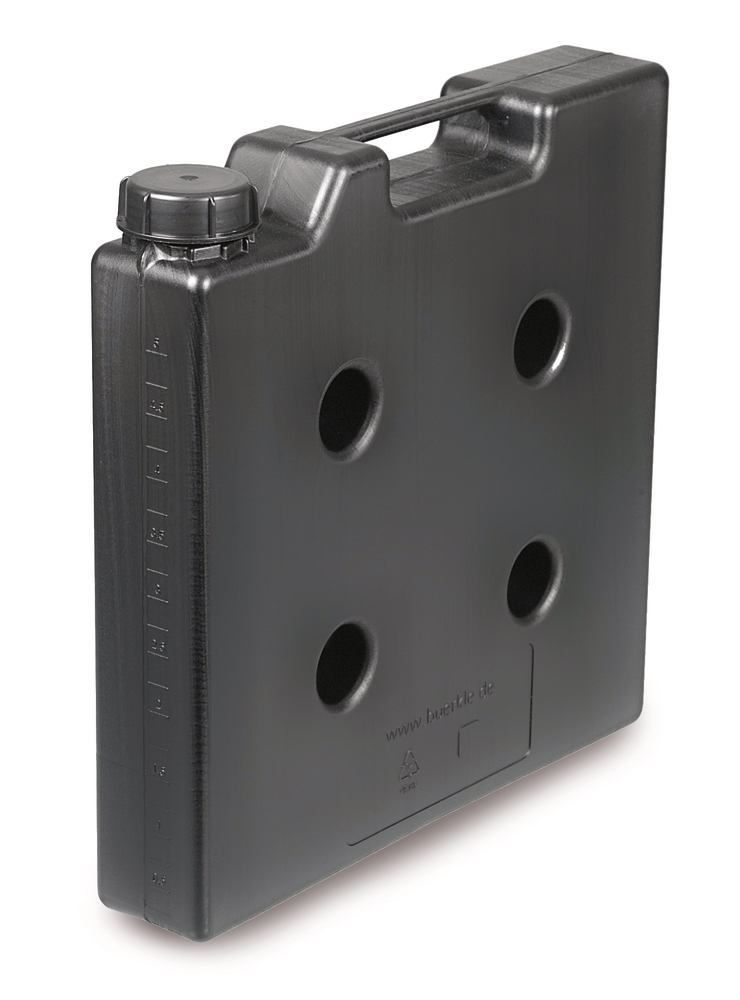 Compact canister,electrically conductive, HDPE, 5 l, without threat connection,