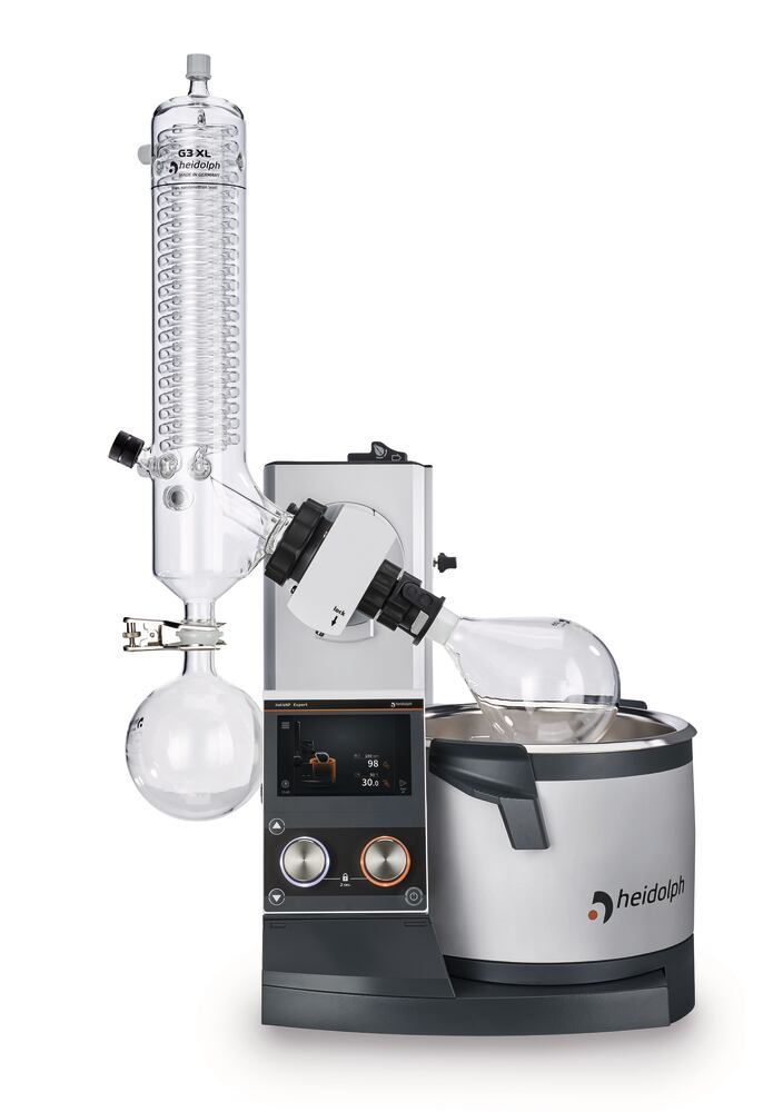 Rotary evaporators Hei-VAP Expert Models with motorised lifting