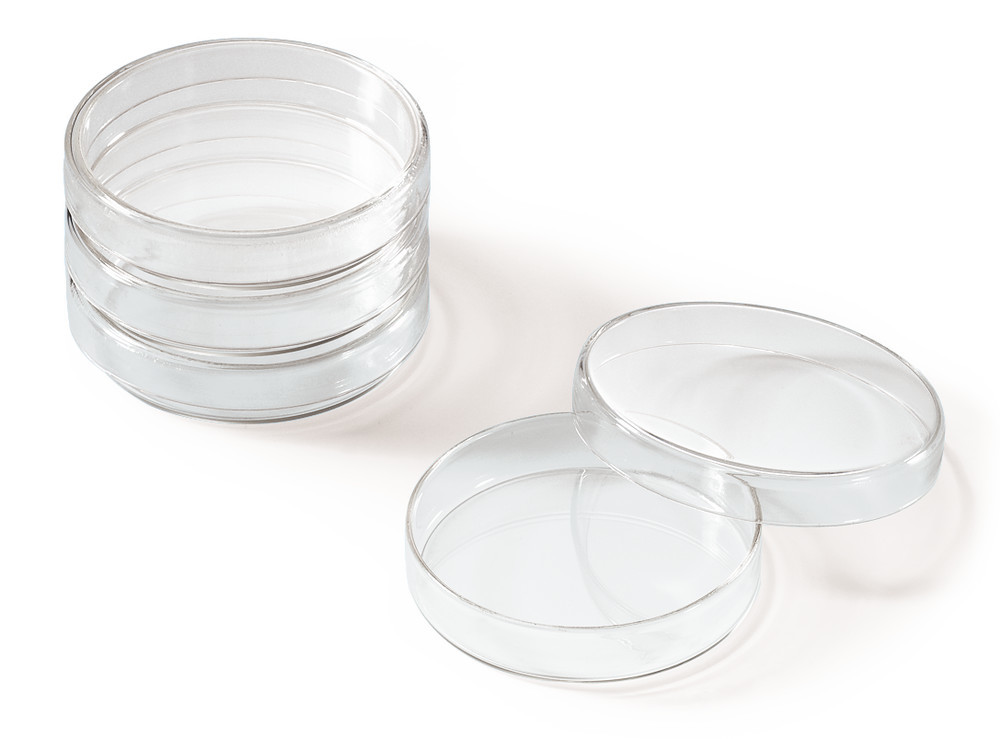 Rotilabo®-petri dishes, glass, two pieces, Ø 60 x H 15 mm, 18 unit(s)