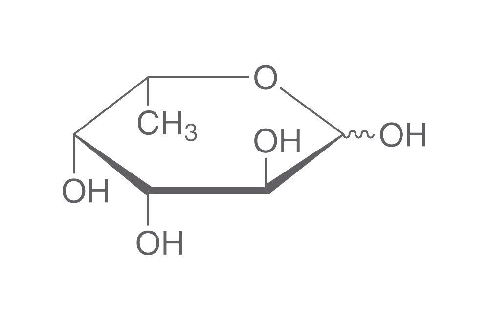 L(-)-Fucose, min. 98 %, for biochemistry, 25 g, glass
