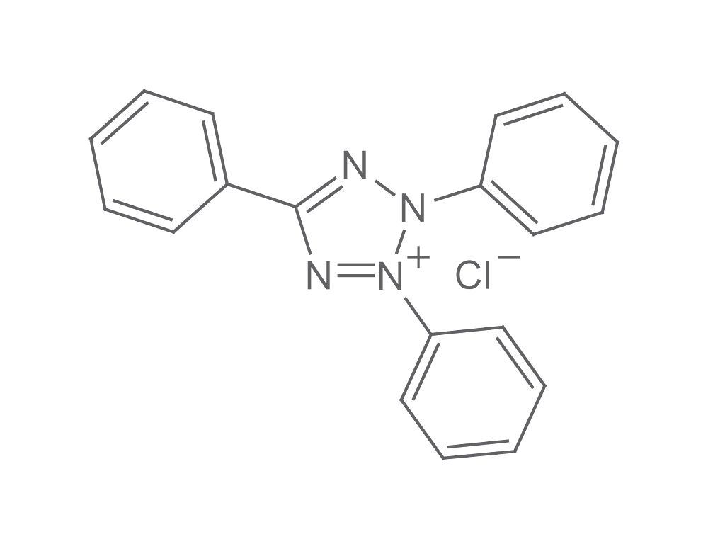 2,3,5-Triphenyltetrazolium chloride, min. 98 %, p.a., 10 g, glass