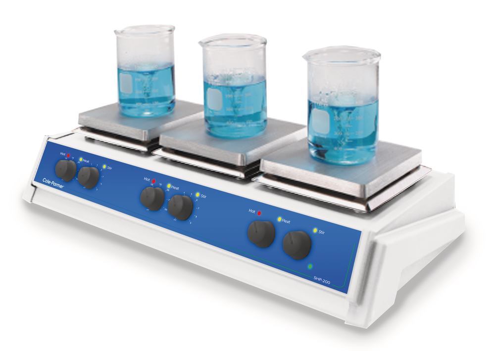 Magnetic stirrer with hotpl. SHP-200-MP, 100-1500/min — Carl Roth, cod KN82.1