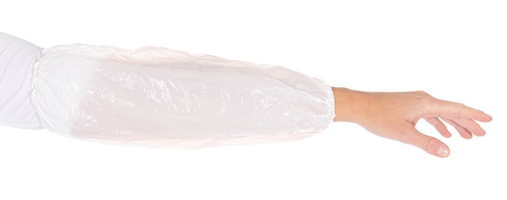 Standard sleeves, PE, white, thickness 20 µm, L 40 cm, 500 unit(s)