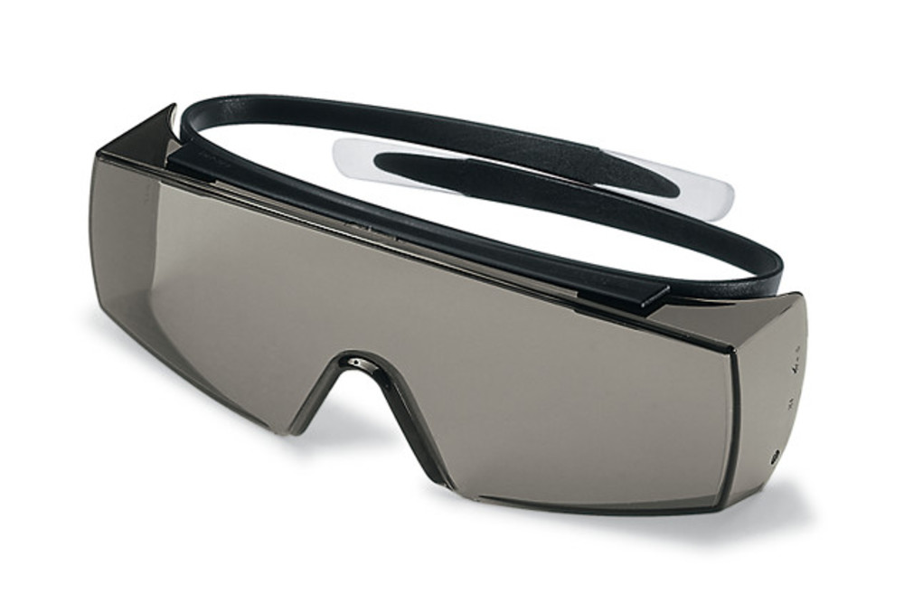 Protect. goggles f. spect. wearers super, v. UVEX, PC lens, acc. to EN 166/172