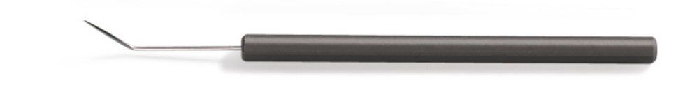 Dissecting needles, made of Remanit 4301, curved, with plastic handle — Carl Roth, cod KX94.1