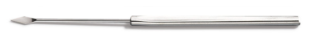 Dissecting needles, made of Remanit 4301, lancets, with stainless steel handle
