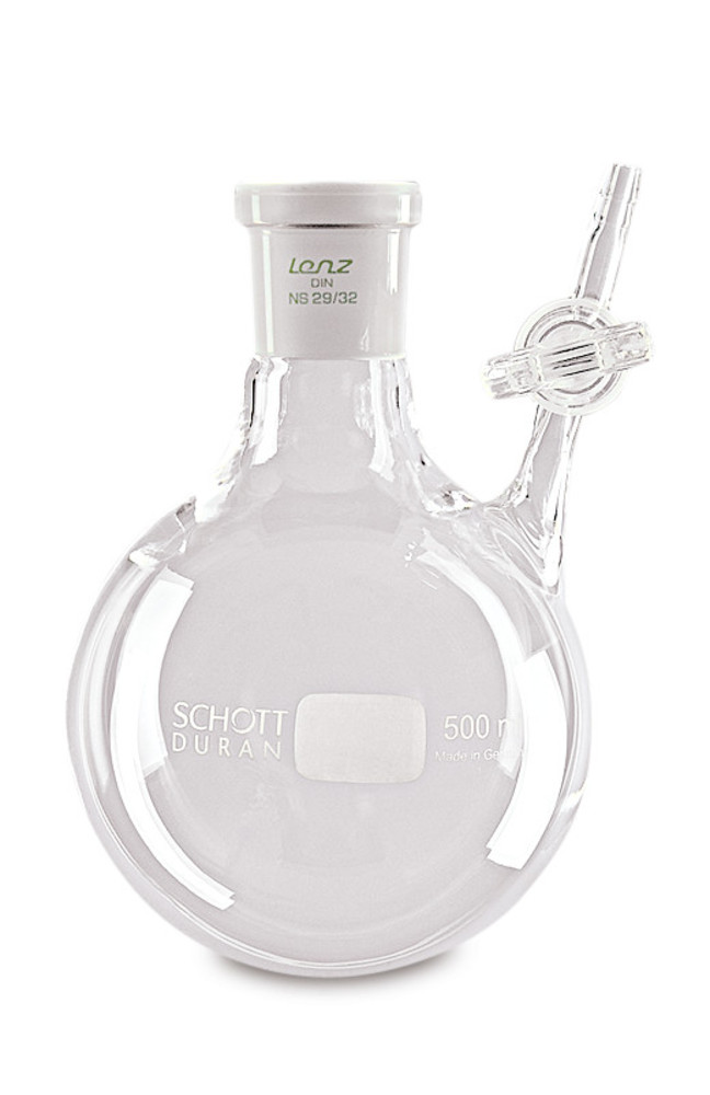 Nitrogen round-bottom flask, DURAN®, NS 14/23, H 140mm, borehole 2.5mm, 250ml — Carl Roth, cod KY41.1
