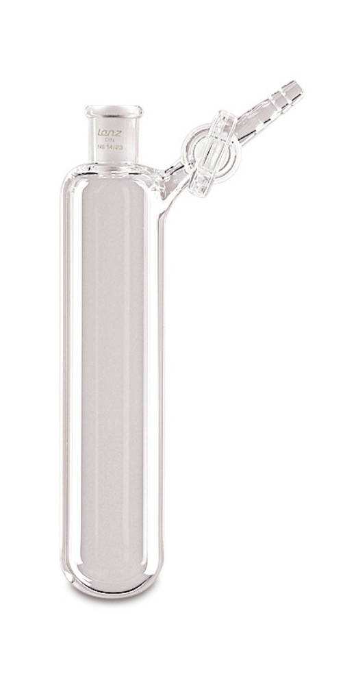 Nitrogen tube, with sleeve, 25 ml, DURAN®, NS 14/23, cock borehole 2.5mm