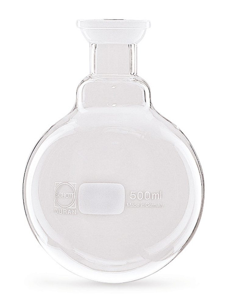 Receiving flask, DURAN®, 500 ml, Ø105mm, H 155mm, spheric. joint cup S 35