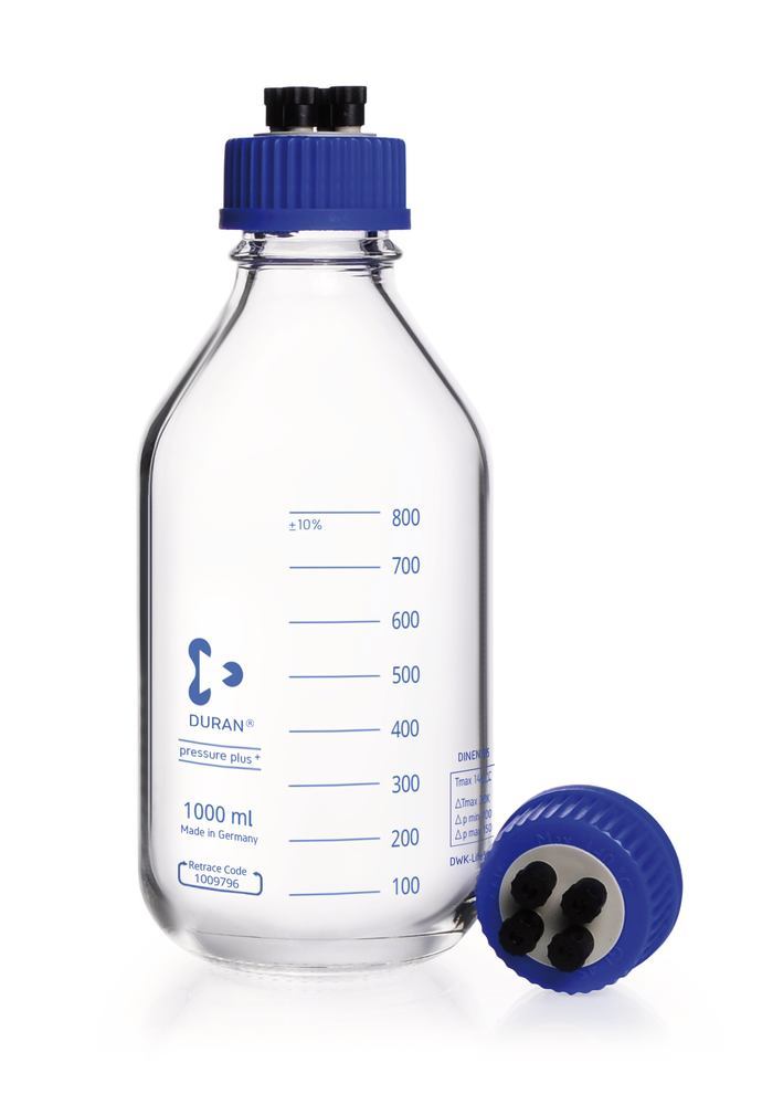 HPLC-bottles, 1000ml, DURAN®, HPLC-screw cap, GL 45, 2 unit(s) — Carl Roth, cod KY93.1