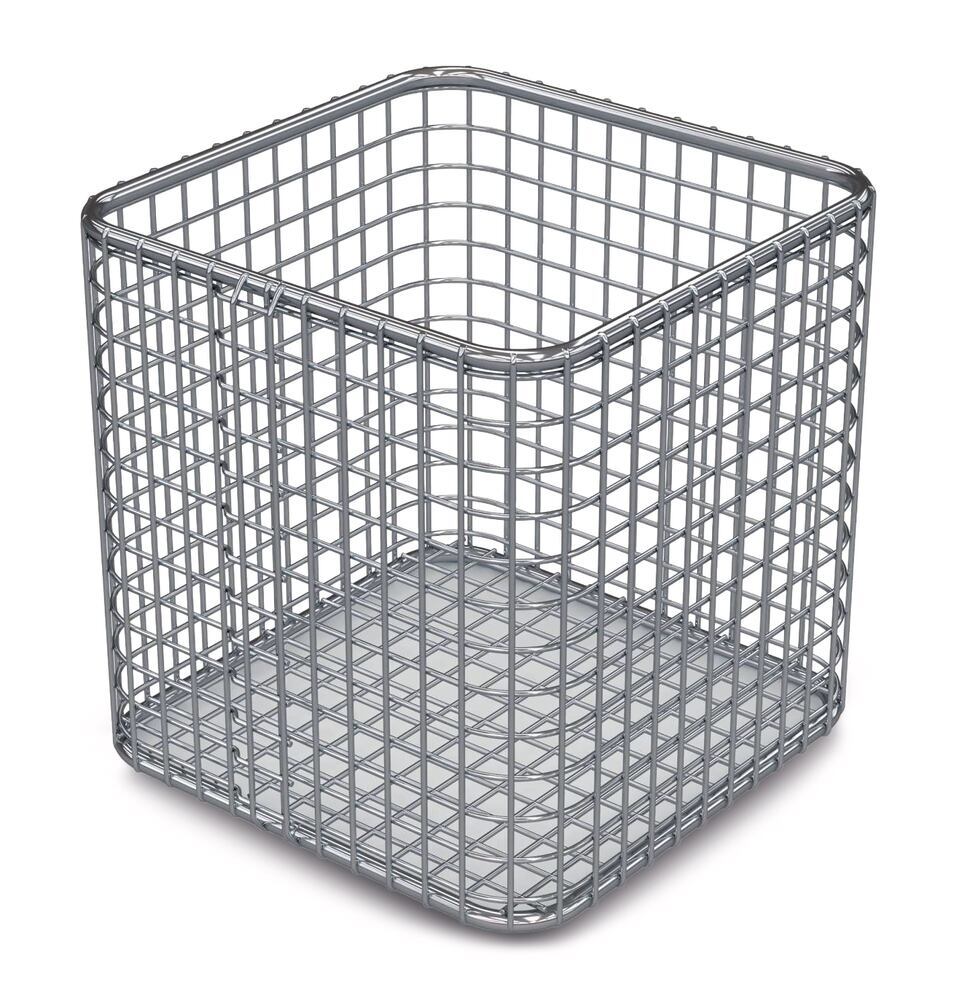 Rotilabo® sterlis. basket, stnless steel, stainless steel, L 120xW 120xH 120 mm — Carl Roth, cod L041.1