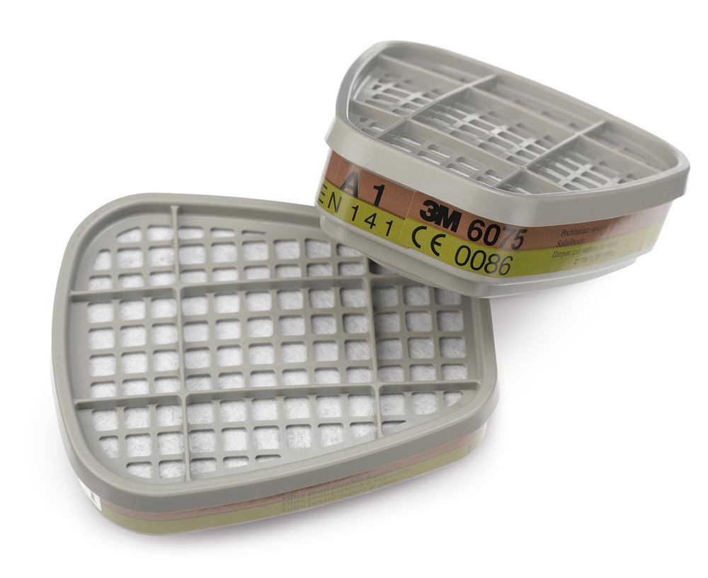 Gas filters, from 3M, acc. EN 14387, A1+formaldehyde, 8 unit(s)