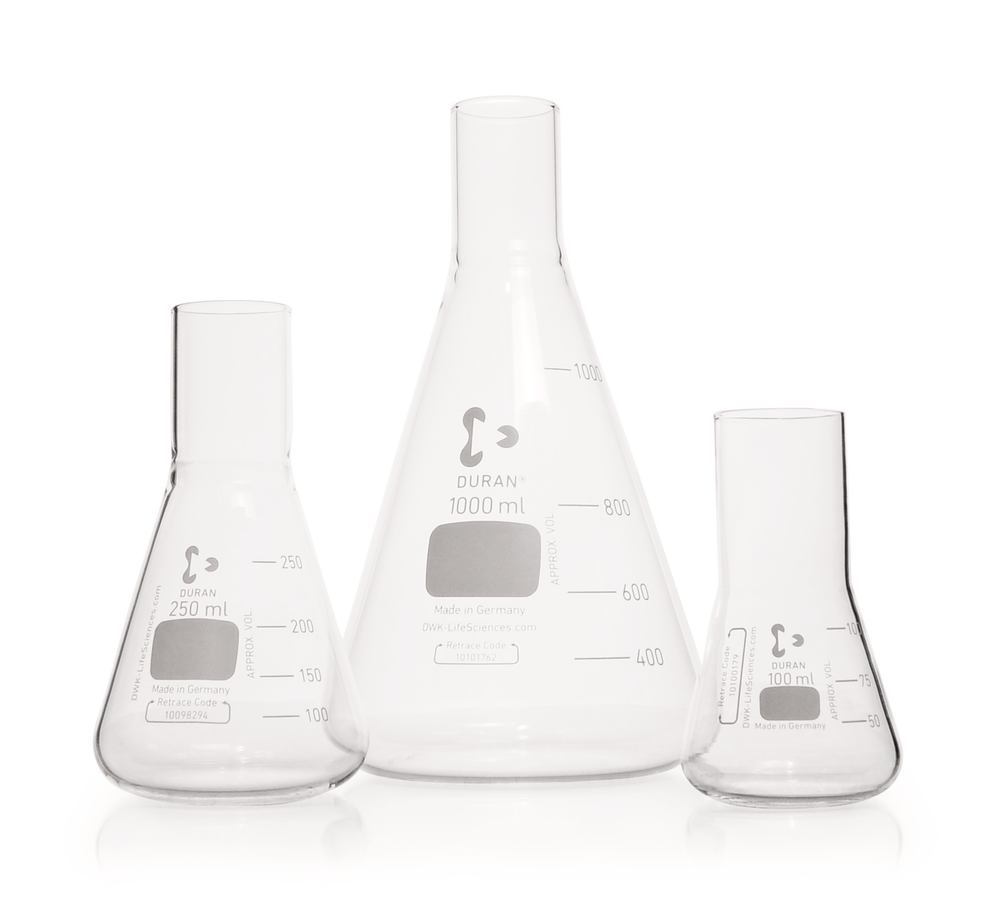Culture flask in Erlenmeyer shape, 200 ml — Carl Roth, cod L183.1
