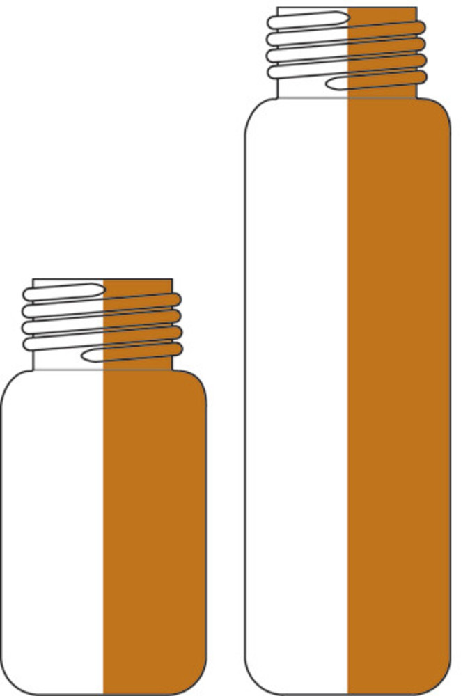 Rotilabo®-fine screw thread ND18 vials, clear glass, 20 ml, Ø 22.5 x L 75.5 mm