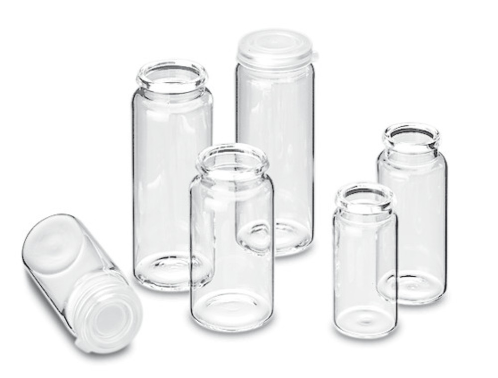 Rotilabo®-snap-cap vials ND22, 15 ml, Ø 26 x H 48 mm, clear glass, 100 unit(s)