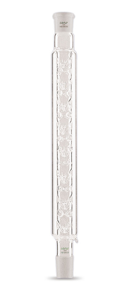 Vigreux column, DURAN®, gl. vacuum shell, H 600 mm, L 745 mm, sleeve/core 29/32