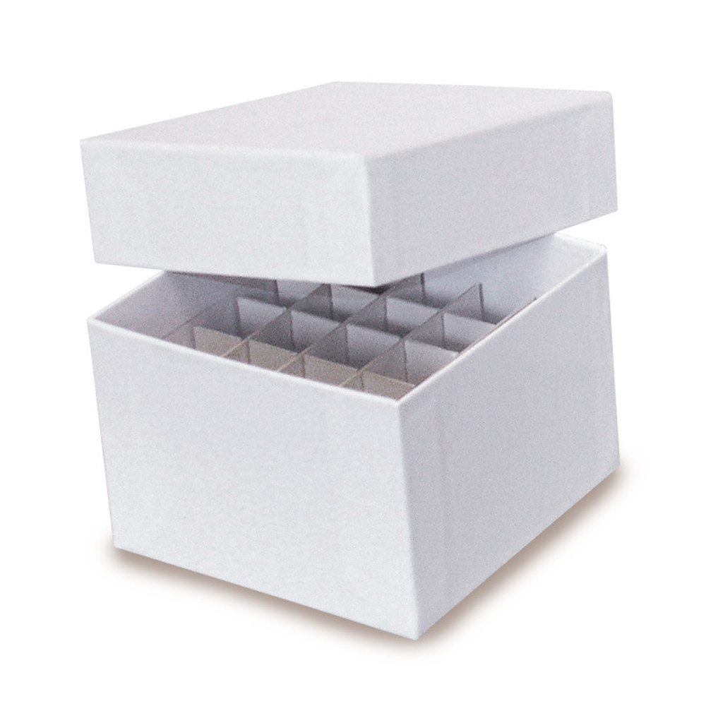 Inserts, f. cryo boxes LH31, cardboard, f. vial-Ø 11 mm, 5 x 5 holes, 10 unit(s)