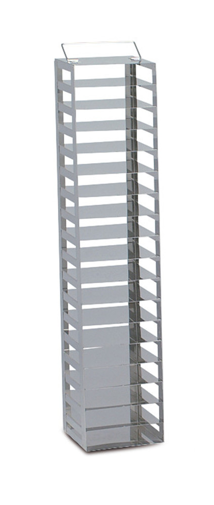 Cryo-rack for cryo-boxes, vertical rack, 1 x 12 compart.