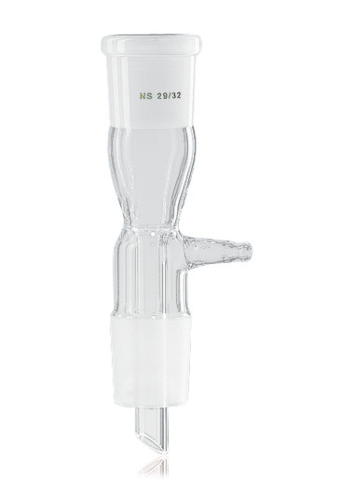 Vacuum adapter, DURAN®, straight, with olive, sleeve/core 14/23, 1 unit(s) — Carl Roth, cod LK62.1