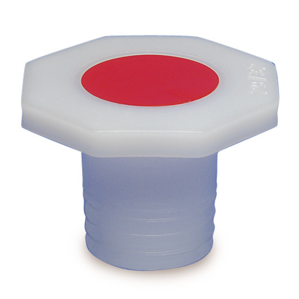 Plastic stoppers, PE, DIN 12254, standard ground joint 19/26, octagonal — Carl Roth, cod LL81.1