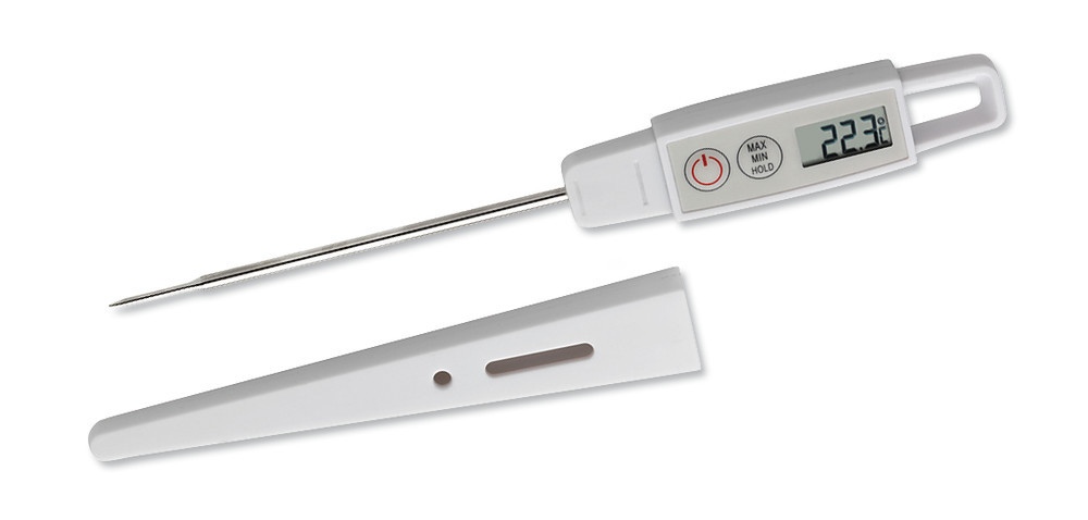 Laboratory pocket thermometer LABTHERM, IP 67, -40 - +250°C, for liquids, Ø3.5mm