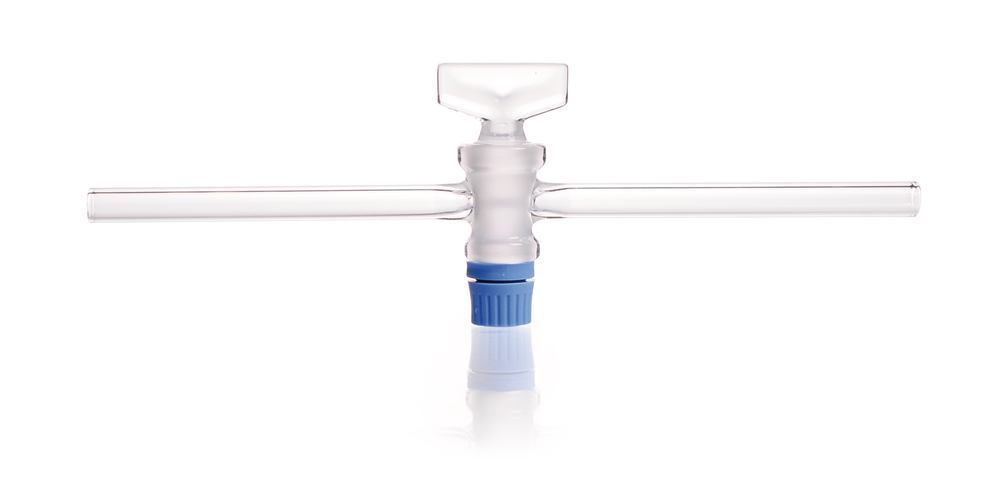 Single way stopcock, SBW-glass cock plug, DURAN®, joint 14.5, pipe-Ø 9mm