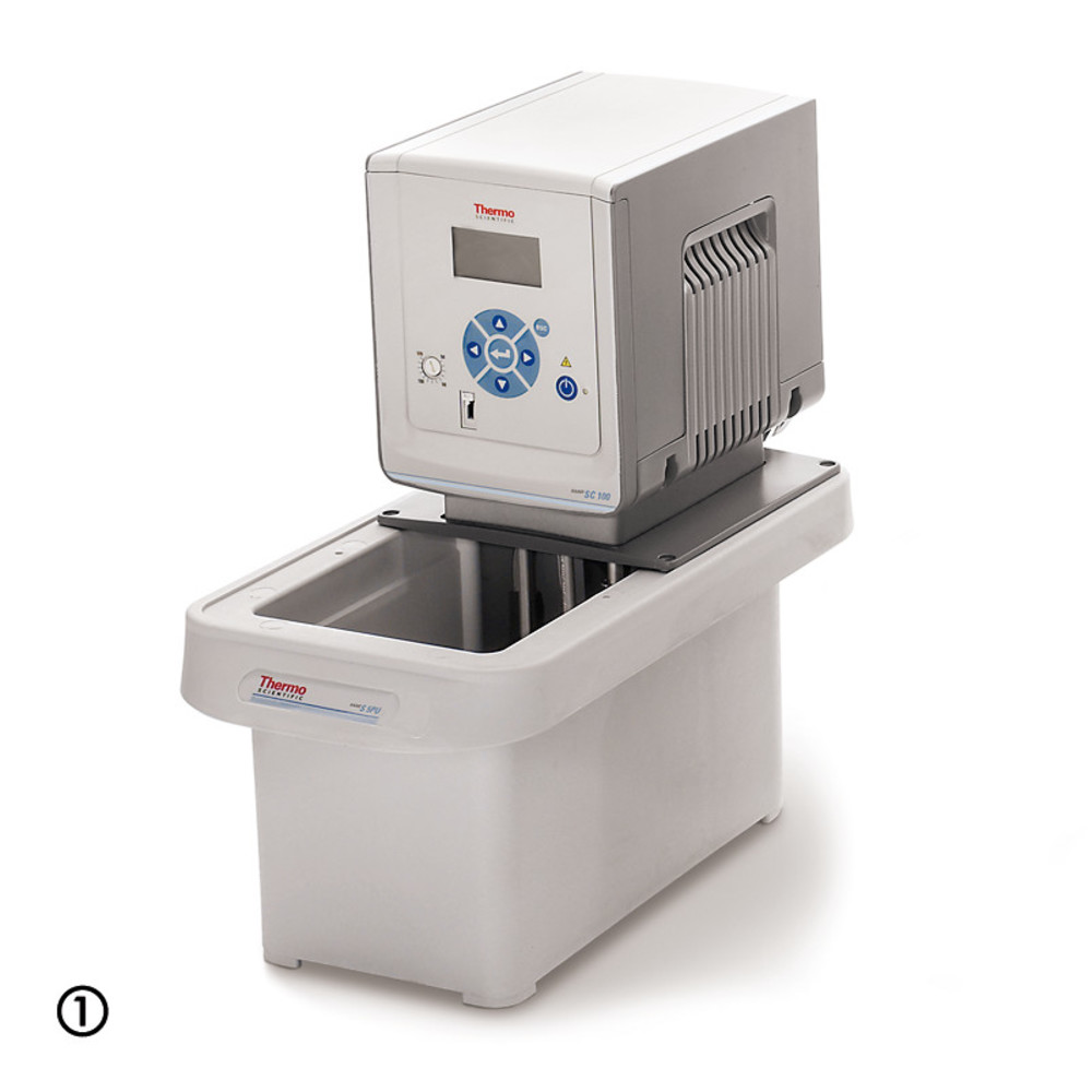 Circulating thermostat w. integral bath, SC 100-S14P, +13 - +100°C, vol. 8-14 l
