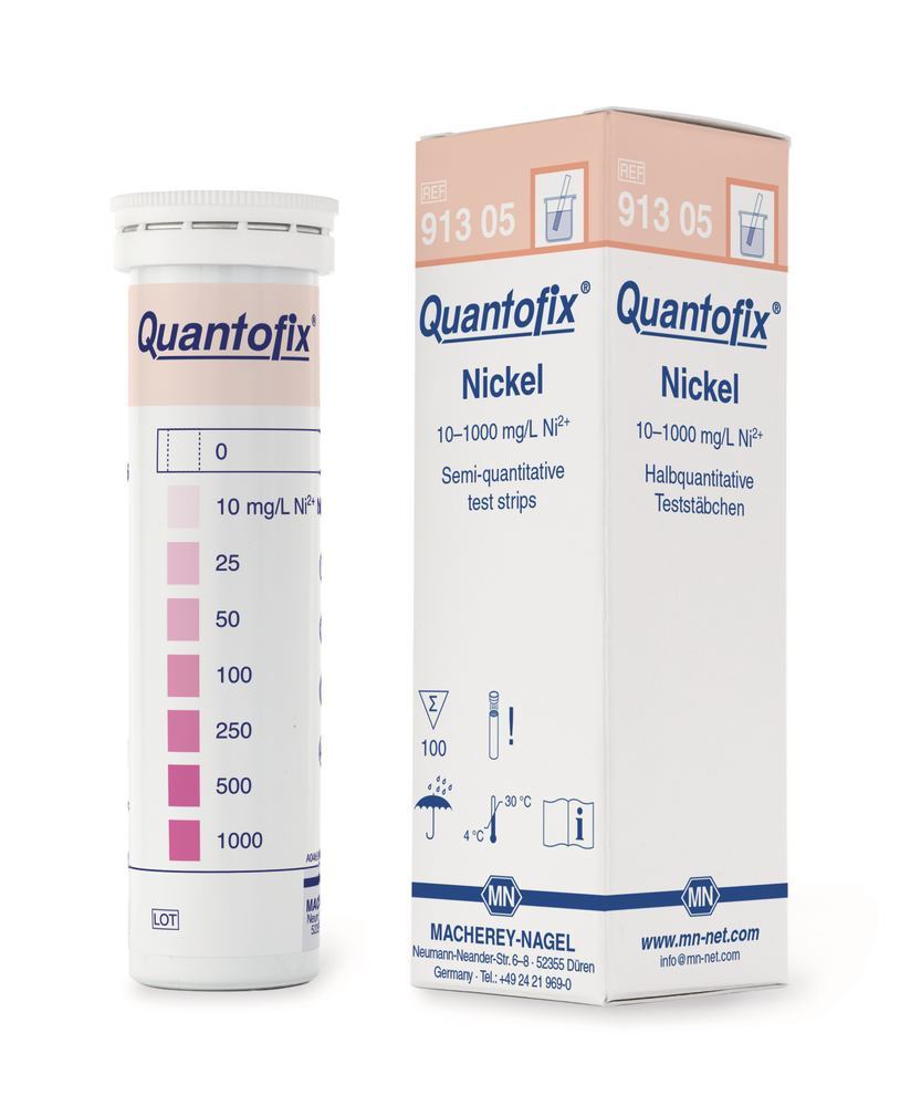 Quantofix® test strips, nickel, L 95 x W 6 mm, 100 unit(s)