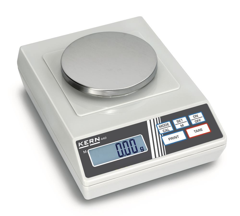 Electronic laboratory balance 440-series, weighing range 600 g
