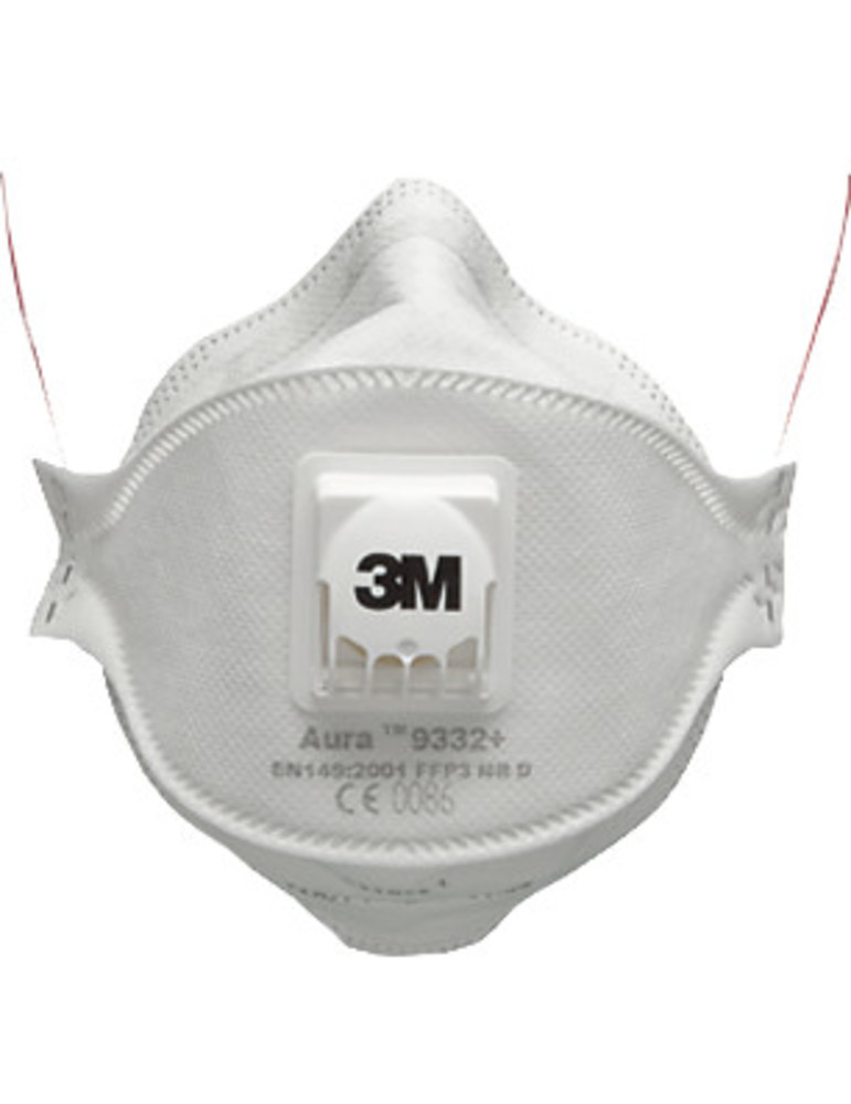 3M Particle masks AuraTM 9332+, FFP3 NR D, EN 149,2001+A1,2009, 10 unit(s)