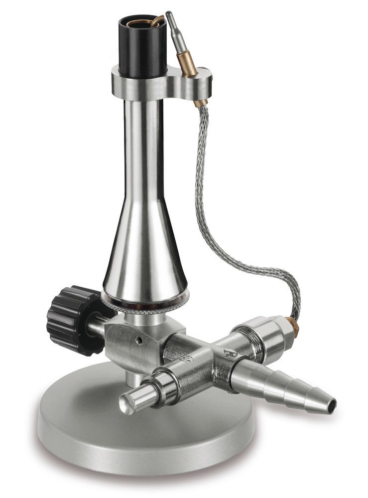 Safety lab burners according to Teclu, needle shut-off valve, prop. gas H 180mm