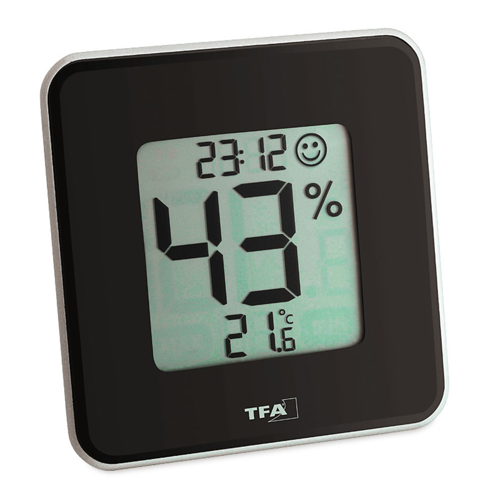 Thermohygrometer, 20 - 99 % RH, incl. cell battery CR 2032, 1 unit(s)