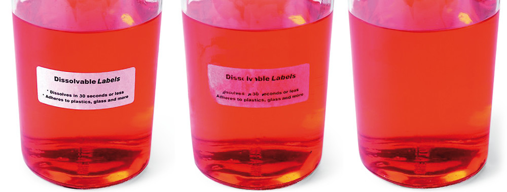 Wash-Off Labels, L 102 x W 25,4 mm, 500 unit(s)