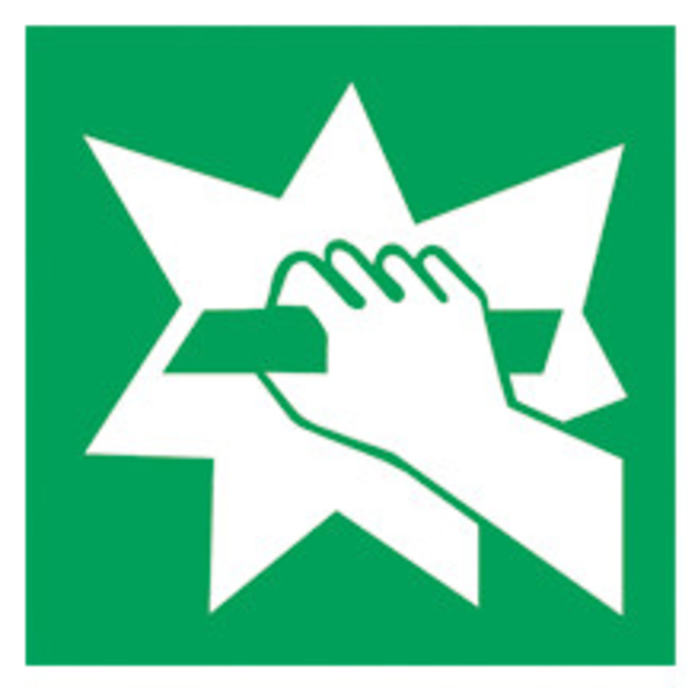 Firs-aid and emergency signs acc. to, Emergency exit system, 1 unit(s)