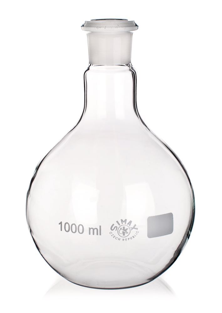Rotilabo®flat bottom flask, w. stand. ground joint, 1000 ml, NS29/32, 1 unit(s)