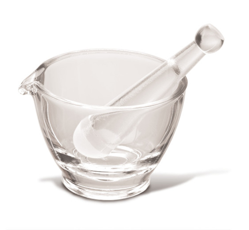 Rotilabo®-mortar with pestle, 650 ml, borosiilicate glass, Ø 150 mm, 1 unit(s)