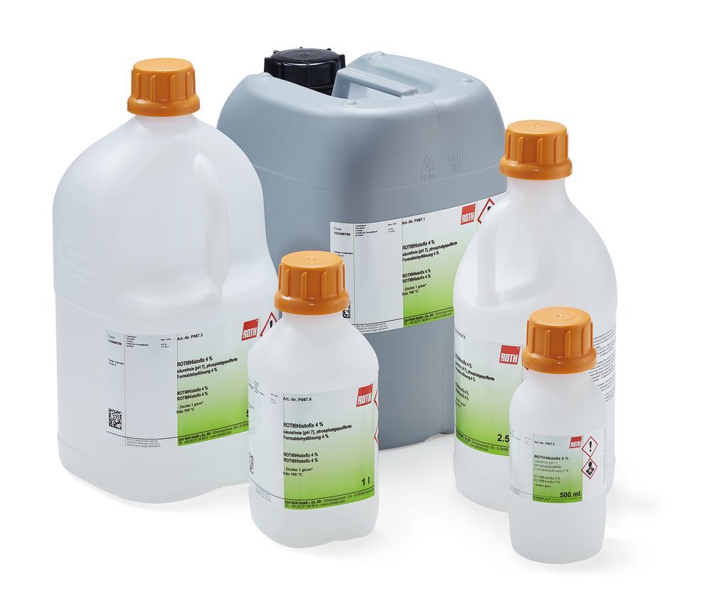 ROTI®Histofix 4 %, acid free (pH 7), phosphate-buffered, ready-to-use, 10 l