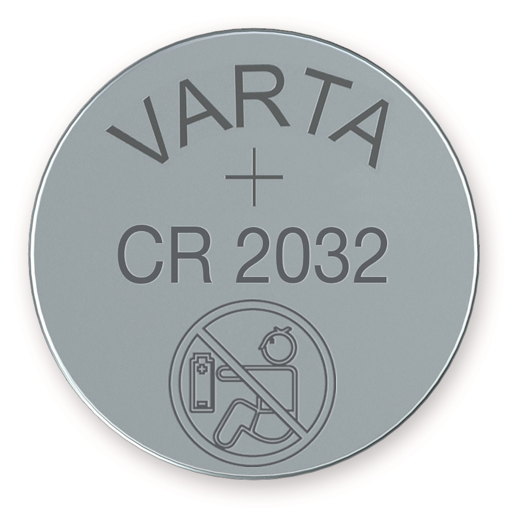 Button cell, CR 2032, lithium, 3 V, 1 unit(s)