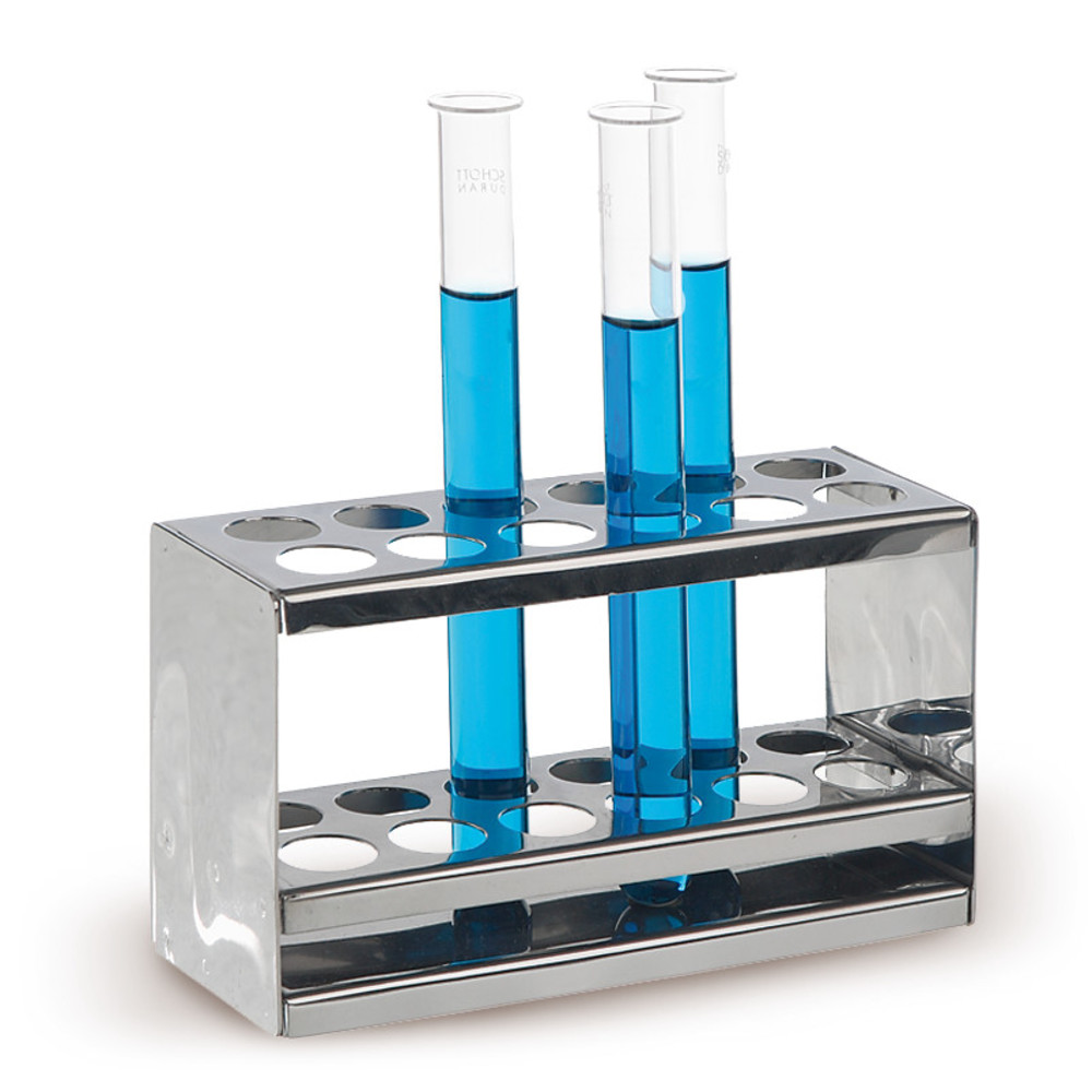 Test tube rack, adapter racks 2 x 6, hole Ø 17 mm, 1 unit(s)