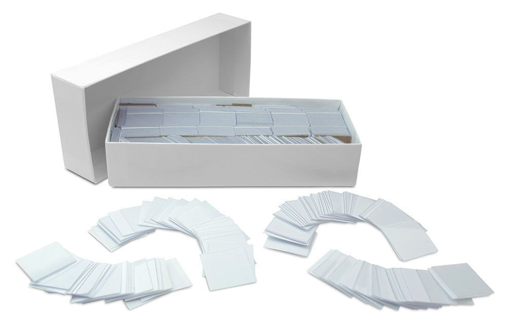 Plastic cover slips, 22 x 22 mm, thickness 0.157 mm, 1000 unit(s) — Carl Roth, cod PK27.1