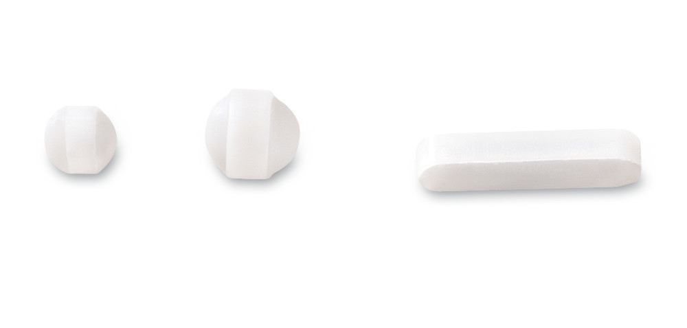 Rotilabo® micro-magnetic bars, L 10 mm, cylindrical, PTFE coated, 10 unit(s)