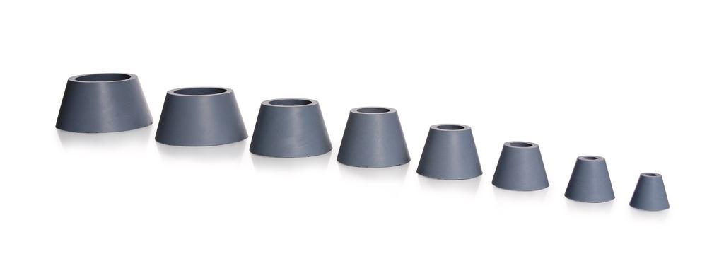 GUKO set, EPDM, 1 set (8 pieces), sizes, 22 to 84 mm, 1 set
