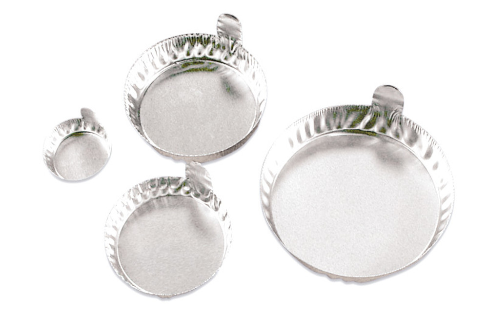Rotilabo® aluminium dishes with handle, Ø 57 mm, 60 ml, 1000 unit(s) — Carl Roth, cod PP56.2